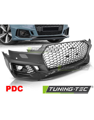 Paraurti Anteriore Nero Lucido Nero per Audi A4 B9 08/2015-2019 (Cod. TT-ZPAU30)