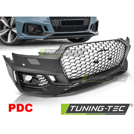 Paraurti Anteriore Nero Lucido Nero per Audi A4 B9 08/2015-2019 (Cod. TT-ZPAU30)