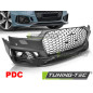 Paraurti Anteriore Nero Lucido Nero per Audi A4 B9 08/2015-2019 (Cod. TT-ZPAU30)