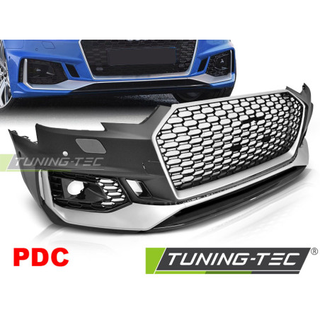 Paraurti Anteriore Nero per Audi A4 B9 08/2015-2019 (Cod. TT-ZPAU31)