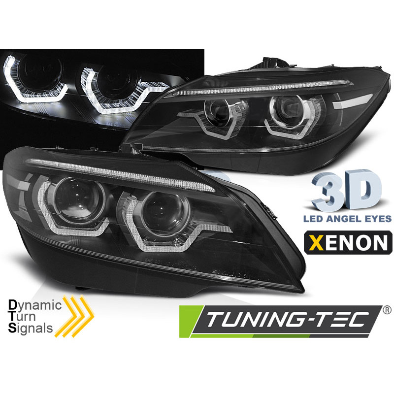 Fari Anteriori Luci Diurne DRL LED Nero per BMW Z4 E89 2009-2013 (Cod. TT-LPBMM8)
