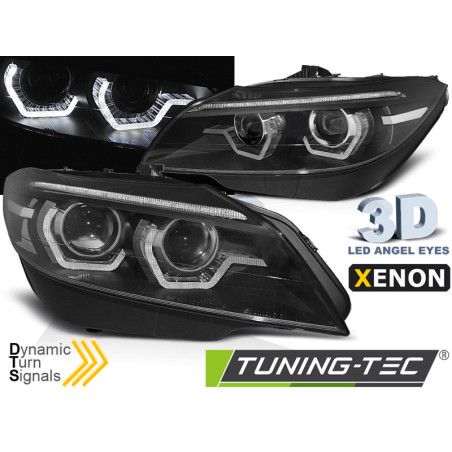 Fari Anteriori Luci Diurne DRL LED Nero per BMW Z4 E89 2009-2013 (Cod. TT-LPBMM8)