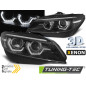 Fari Anteriori Luci Diurne DRL LED Nero per BMW Z4 E89 2009-2013 (Cod. TT-LPBMM8)