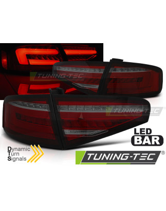 Fanali Posteriori LED Rosso Fumé per Audi A4 B8 OEM 2012-2015 (Cod. TT-LDAUH0)