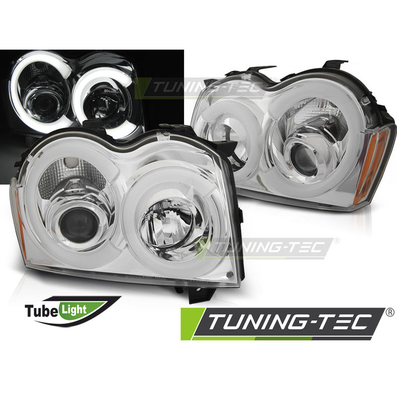 Fanali Posteriori Cromato per Chrysler Jeep Grand Cherokee 2005-2008 (Cod. TT-LPCH29)