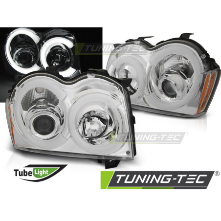 Fanali Posteriori Cromato per Chrysler Jeep Grand Cherokee 2005-2008 (Cod. TT-LPCH29)