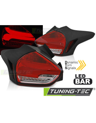 Fanali Posteriori LED Rosso/bianco per Ford Focus 3 Seq 2015-2018 (Cod. TT-LDFO64)
