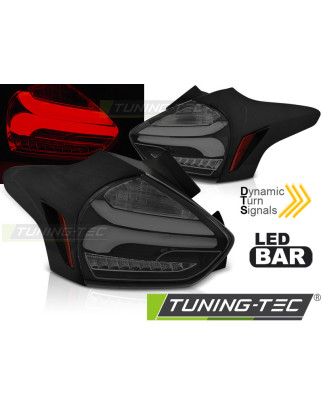 Fanali Posteriori LED Nero per Ford Focus 3 Seq 2015-2018 (Cod. TT-LDFO68)