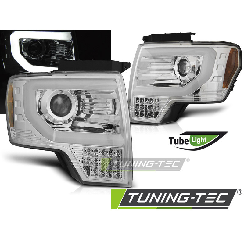 Fanali Posteriori Cromato per Ford F150 Mk12 2008-2014 (Cod. TT-LPFO87)