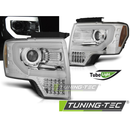 Fanali Posteriori Cromato per Ford F150 Mk12 2008-2014 (Cod. TT-LPFO87)