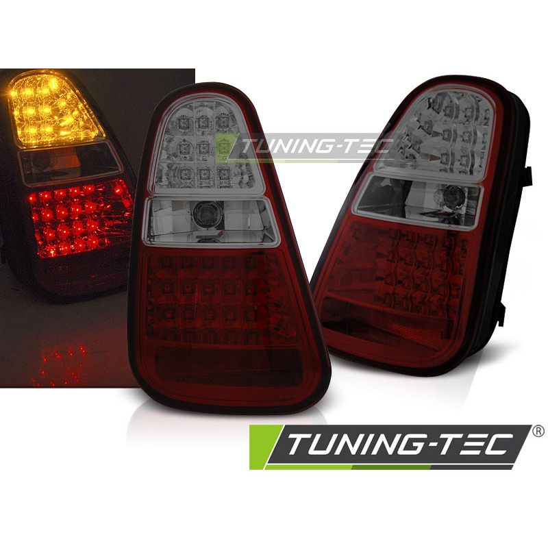 Fanali Posteriori LED Rosso Fumé per Mini Cooper R50/R52/R53 2004-2006 (Cod. TT-LDMC10)
