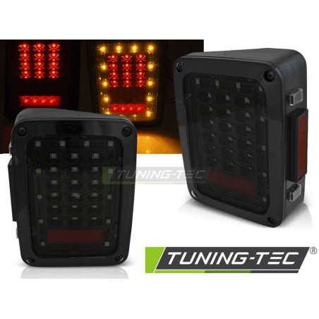 Fanali Posteriori LED per Chrysler Jeep Wrangler Jk 2007-2018 (Cod. TT-LDCH26)