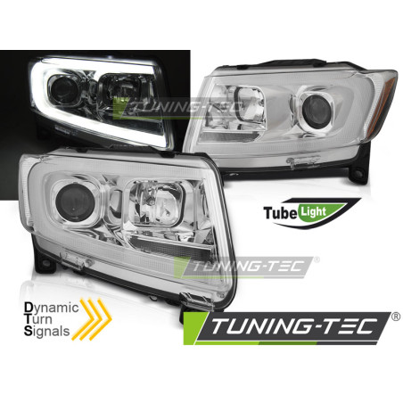 Fanali Posteriori Cromato per Chrysler Jeep Grand Cherokee Seq 2011-2013 (Cod. TT-LPCH31)