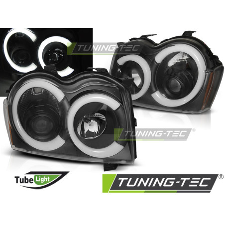 Fanali Posteriori Nero per Chrysler Jeep Grand Cherokee 2005-2008 (Cod. TT-LPCH30)