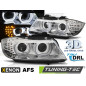 Fari Anteriori Luci Diurne DRL LED Cromato per BMW E90/E91 2009-2011 (Cod. TT-LPBMM9)