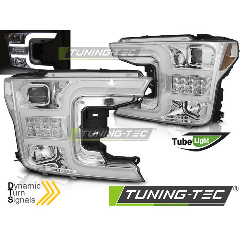 Fari Anteriori Cromato per Ford F150 Mk13 2017-2020 (Cod. TT-LPFO89)