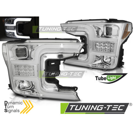 Fari Anteriori Cromato per Ford F150 Mk13 2017-2020 (Cod. TT-LPFO89)