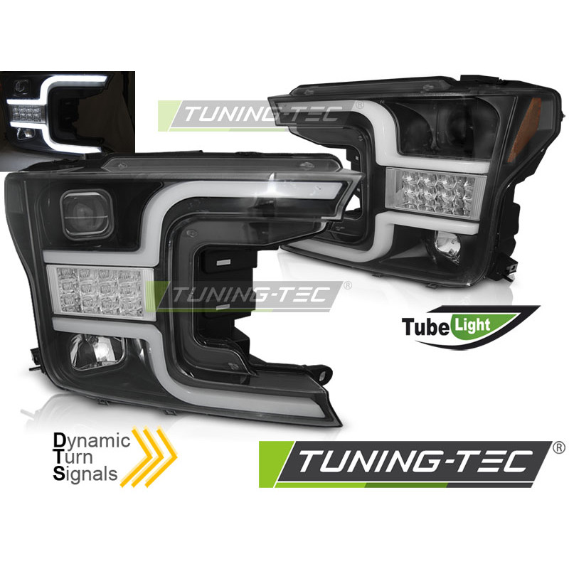 Fari Anteriori Nero per Ford F150 Mk13 2017-2020 (Cod. TT-LPFO90)