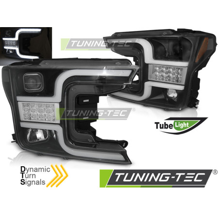 Fari Anteriori Nero per Ford F150 Mk13 2017-2020 (Cod. TT-LPFO90)