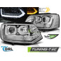 Fari Anteriori Luci Diurne DRL Cromato per Volkswagen T5 2010-2015 (Cod. TT-LPVWT1) Fari Anteriori Luci Diurne DRL Cromato per Volkswagen T5 2010-2015 (Cod. TT-LPVWT1)