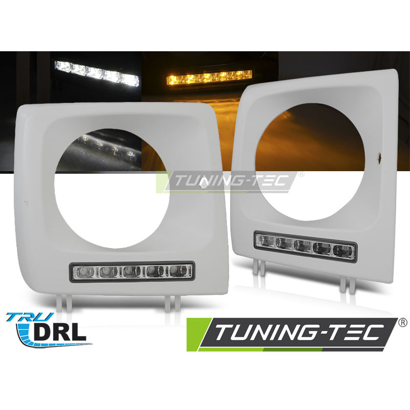 Fari Anteriori Luci Diurne DRL LED per Mercedes-Benz W461 W463 2001-2012 (Cod. TT-LPMED2)