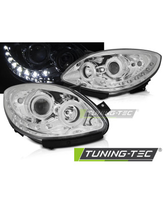 Fari Anteriori con Luci Diurne Luci Diurne Cromato per Renault Twingo 2007-2011 (Cod. TT-LPRE35)