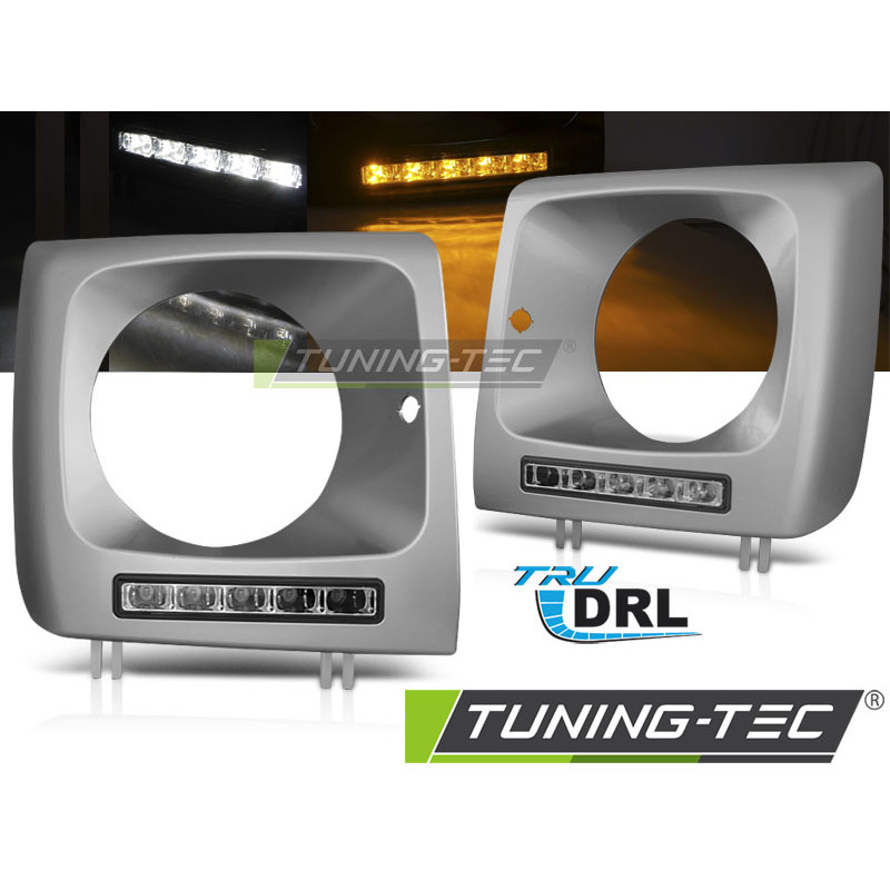 Fari Anteriori Luci Diurne DRL LED per Mercedes-Benz W461 W463 2001-2012 (Cod. TT-LPMED3)
