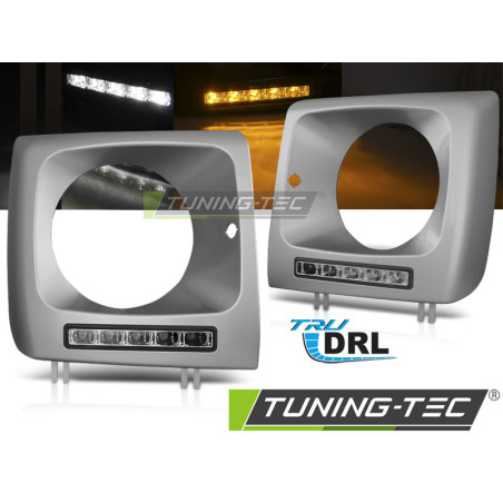 Fari Anteriori Luci Diurne DRL LED per Mercedes-Benz W461 W463 2001-2012 (Cod. TT-LPMED3)