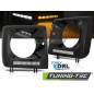 Fari Anteriori Luci Diurne DRL LED Nero per Mercedes-Benz W461 W463 2001-2012 (Cod. TT-LPMED4)