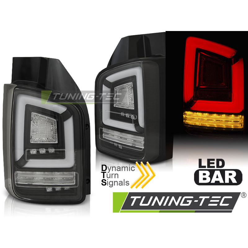 Fanali Posteriori LED Nero per Volkswagen T6 Tr 2015-2019 (Cod. TT-LDVWK5)