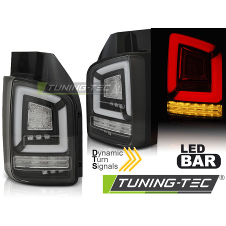 Fanali Posteriori LED Nero per Volkswagen T6 Tr 2015-2019 (Cod. TT-LDVWK5)