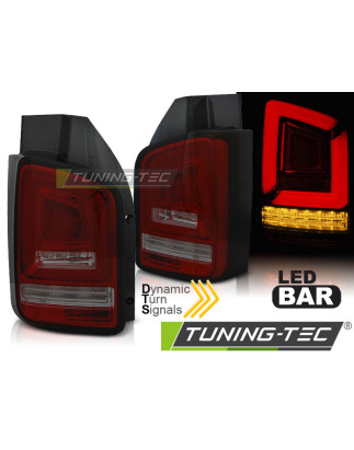 Fanali Posteriori LED Rosso Fumé per Volkswagen T6 Tr 2015-2019 (Cod. TT-LDVWK3)