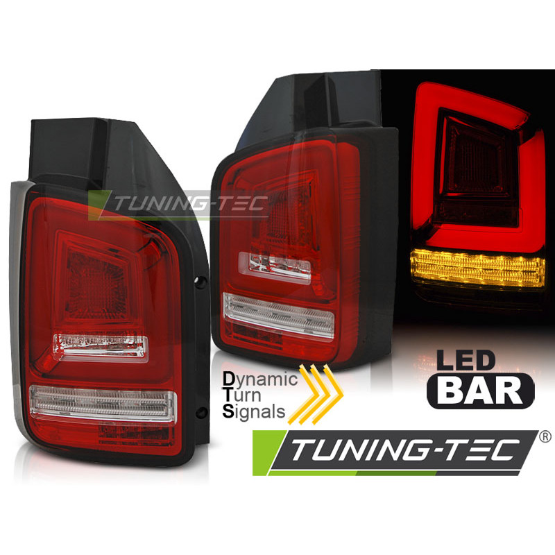 Fanali Posteriori LED Rosso/bianco per Volkswagen T6 Tr 2015-2019 (Cod. TT-LDVWK2)