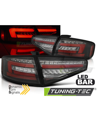 Fanali Posteriori LED Nero per Audi A4 B8 OEM Bulb 2012-2015 (Cod. TT-LDAUH6)
