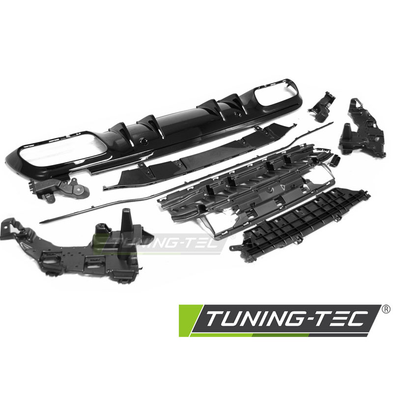 Fanali Posteriori Nero Lucido Nero per Mercedes-Benz W205 Dal 2018 (Cod. TT-ZTME25)