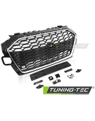 Griglia Frontale Cromato Nero per Audi A4 B9 2020-2024 (Cod. TT-GRAU79)