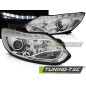 Fanali Posteriori LED Cromato per Ford Focus Mk3 2011-10/2014 (Cod. TT-LPFO91)
