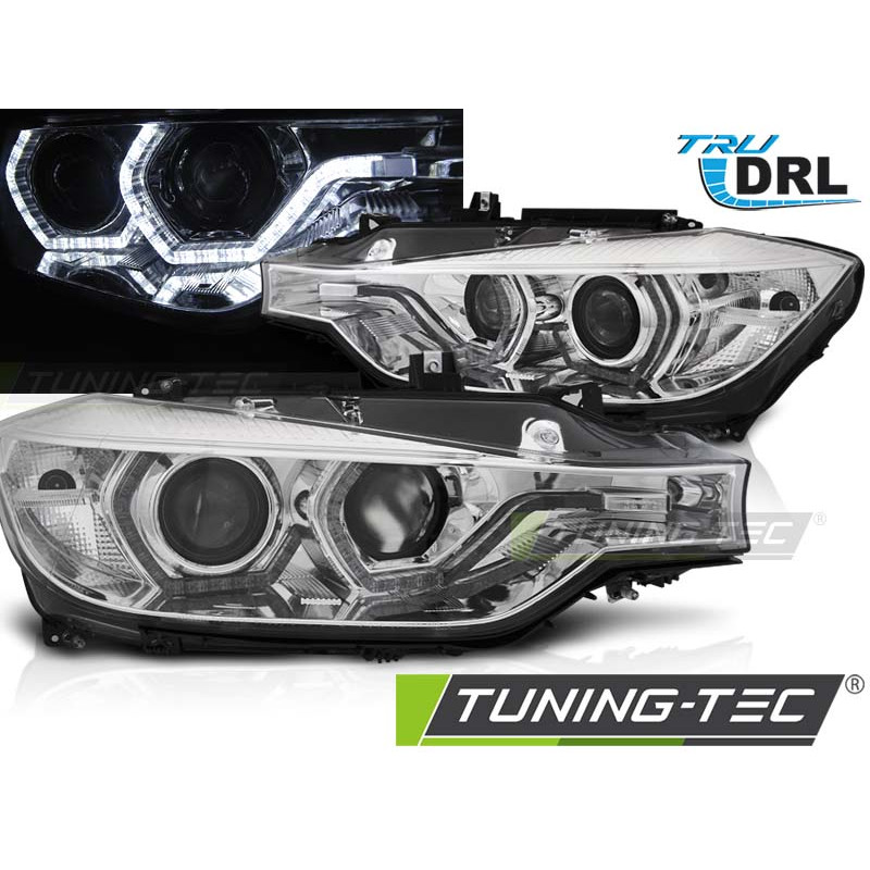 Fari Anteriori Angel Eyes per BMW F30/F31 Lci 2015-2018 (Cod. TT-LPBMN1)