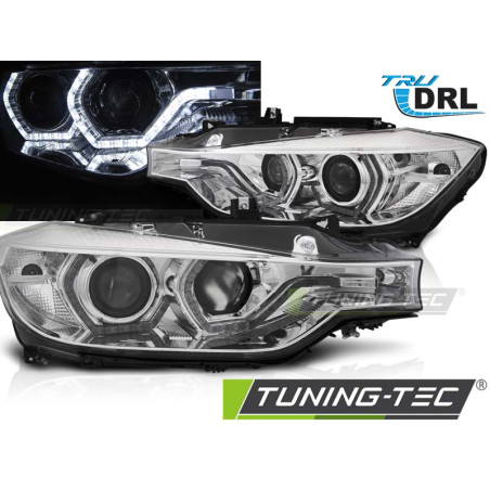 Fari Anteriori Angel Eyes per BMW F30/F31 Lci 2015-2018 (Cod. TT-LPBMN1)