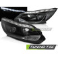 Fanali Posteriori LED Nero per Ford Focus Mk3 2011-10/2014 (Cod. TT-LPFO92)
