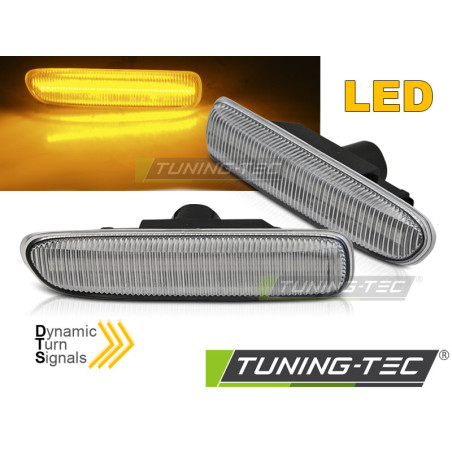 Indicatori Laterali LED Cromato per BMW E46 (Cod. TT-KBBM43)