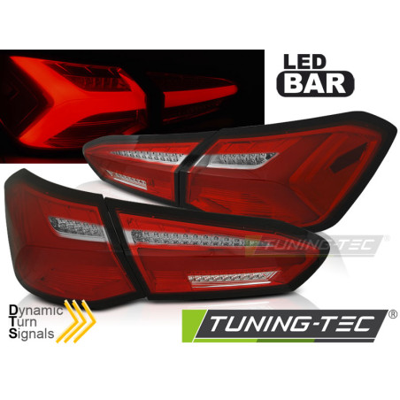 Fanali Posteriori LED Rosso/bianco per Ford Focus 4 2018-2021 (Cod. TT-LDFO71)