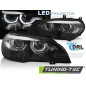 Fari Anteriori Angel Eyes per BMW X5 E70 Xenon OEM 2007-2013 (Cod. TT-LPBMO0)