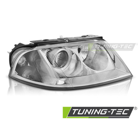 Fari Anteriori Cromato per Volkswagen Passat 3BG B5 Fl 2000-2005 (Cod. TT-FVW01R)