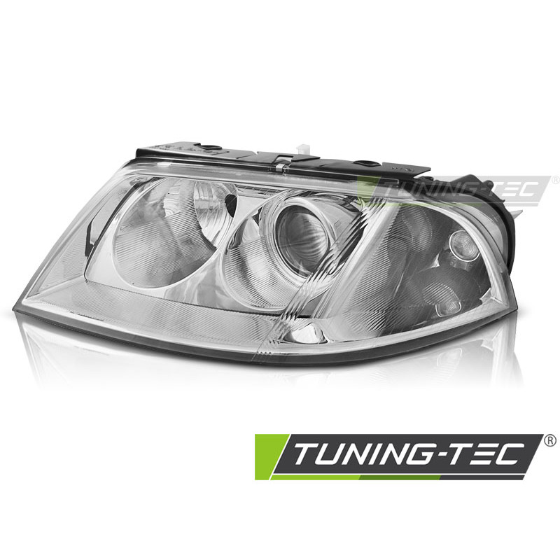 Fari Anteriori Cromato per Volkswagen Passat 3BG B5 Fl 2000-2005 (Cod. TT-FVW01L)