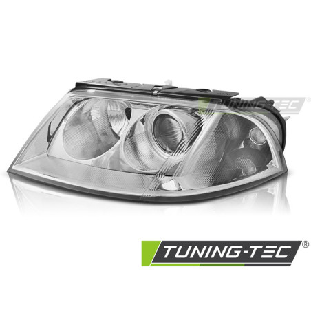 Fari Anteriori Cromato per Volkswagen Passat 3BG B5 Fl 2000-2005 (Cod. TT-FVW01L)