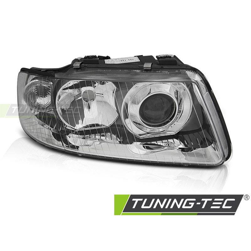 Fari Anteriori Cromato per Audi A3 8L 2000-2003 (Cod. TT-FAU07R)