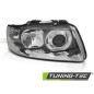 Fari Anteriori Cromato per Audi A3 8L 2000-2003 (Cod. TT-FAU07R)