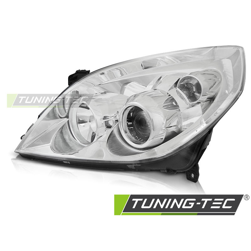Fari Anteriori Cromato per Opel Vectra C 09/2005-2008 (Cod. TT-FOP02L)