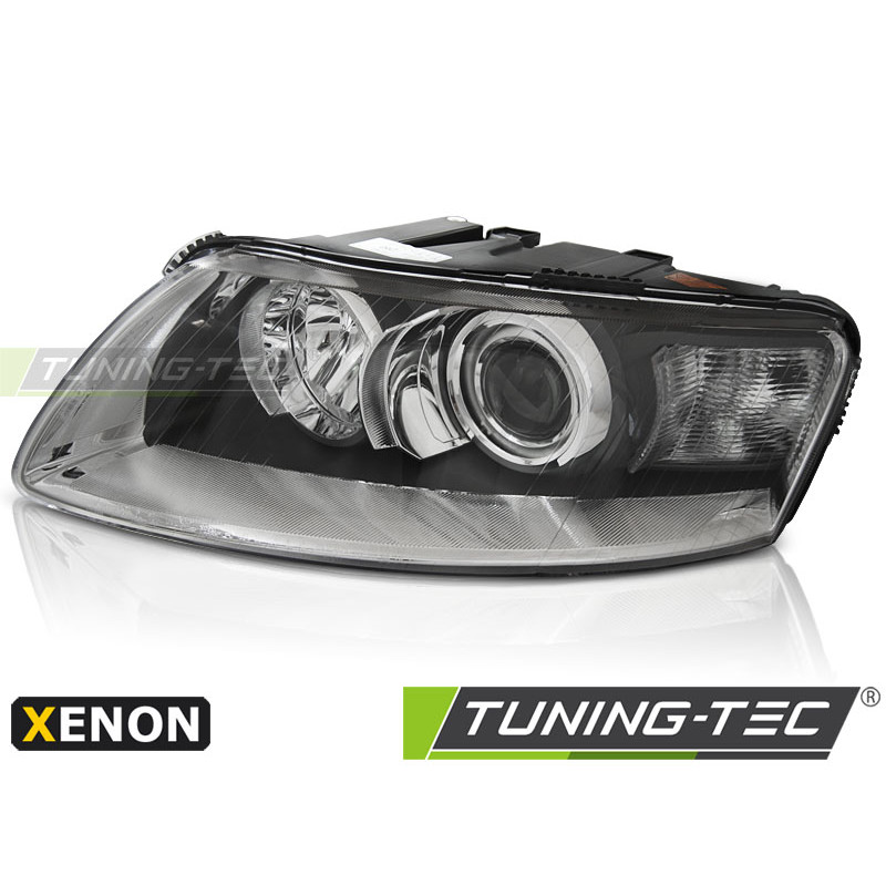 Fari Anteriori Cromato per Audi A6 C6 04/2004-2008 (Cod. TT-FAU02L)